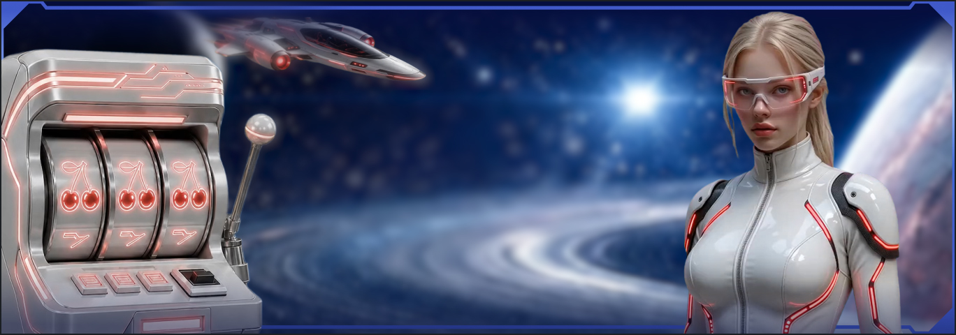 Une exploratrice de l’espace et une machine à sous dans l’univers Scizino